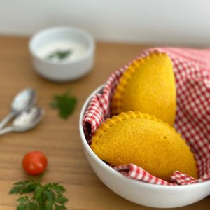 Pastel de Frango e Mozzarella Vegana Cremosa