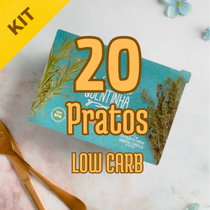 Kit Low Carb 20 Pratos